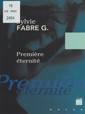 cover image of Première éternité